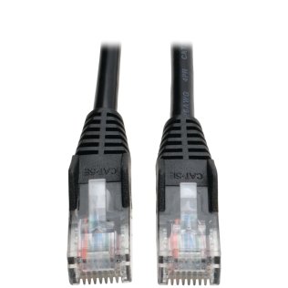 Tripp Lite® by Eaton® CAT-5/5E Snagless Molded Solid UTP Ethernet Cable, Black (25 Ft.)