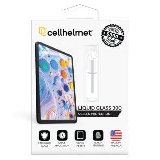 cellhelmet® Liquid Glass PRO+ Screen Protector for Tablets with Glass Screens