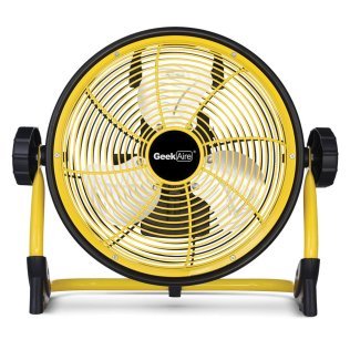 GeekAire® Variable-Speed 10-Watt 10-In. Rechargeable Outdoor High-Velocity Floor Fan