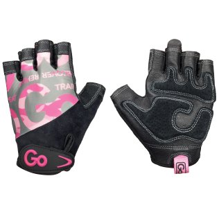 GoFit® Women’s Premium Leather Elite Trainer Gloves (Medium; Black)