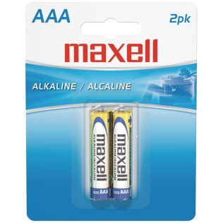 Maxell® AAA Alkaline Batteries (2 Pack)