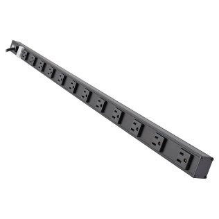 Tripp Lite® by Eaton® Vertical Power Strip, 15-Foot Cord Length (12 Outlet)