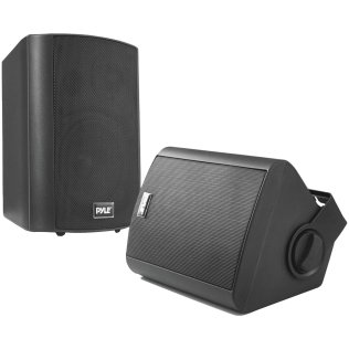 Pyle® 5.25" Indoor/Outdoor Wall-Mount Bluetooth® Speaker System (Black)