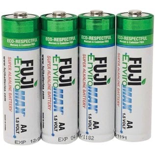 FUJI ENVIROMAX® EnviroMax™ AA Super Alkaline Batteries (4 Pack)