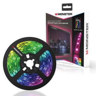 Monster® Multi-Color Color-Changing LED Light Strip, 6.5 ft.
