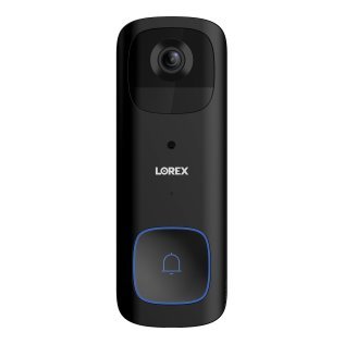 Lorex® Wi-Fi® 2K Smart Video Doorbell, Battery Operated (Black)
