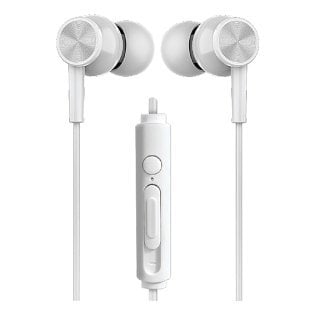 XYST™ In-Ear Earbuds with Microphone, XYS-E3512 (White)
