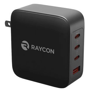 Raycon® The Magic Charger Pro 100-Watt 4-Port USB-C®/USB Wall Charger, Black