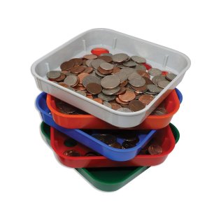Nadex Coins™ Quick-Sort 5 Coin Sorting Trays with 110 Coin Wrappers