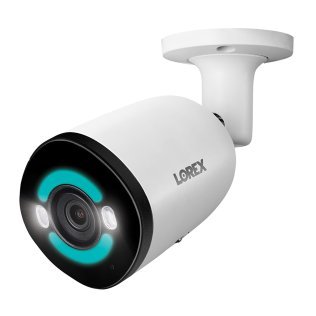 Lorex® H Series H30 IP Wired 4K+ 12.0-MP Bullet Security Camera with Smart Lighting and Smart Motion Detection, White