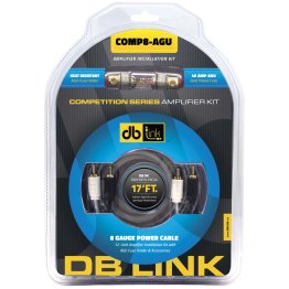 DB Link® Competition Series 8-Gauge Amp Installation Kit with 40-Amp AGU Fuse