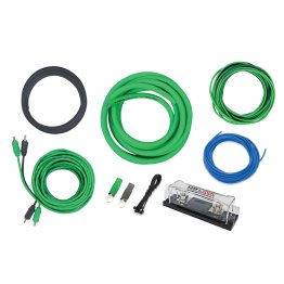 DB Link® X-Treme Green Series 0-Gauge Amp Installation Kit with 150-Amp ANL Fuse