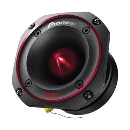 Pioneer® P.R.O. Series TS-B401PRO 4-In. 600-Watt-Max-Power Bullet Tweeter, Black and Red