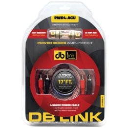 DB Link® Power Series 4-Gauge Amp Installation Kit with 60-Amp AGU Fuse
