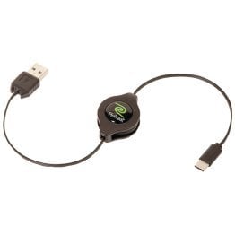 ReTrak® Retractable USB-C® to USB-A Cable