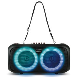 Dolphin Audio SP-2600RBT Portable 2,000-Watt-Peak-Power Bluetooth® Party Speaker® with Lights, Microphone, and Shoulder Strap