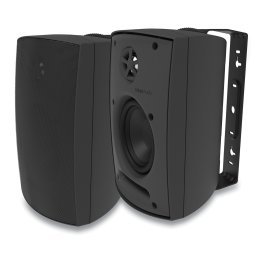 Adept Audio™ 75-Watt IO50 5.25-In. ABS Indoor/Outdoor Speakers, Black, 2 Count