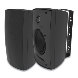 Adept Audio™ IO60 Indoor/Outdoor 100-Watt On-Wall Speakers (Black)