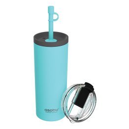 ASOBU® 20-Oz. Superb Sippy Cup Insulated Tumbler with Flexible Straw (Turquoise)