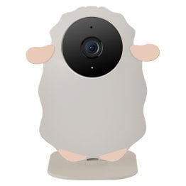 Nooie® IPC007D 1080p Full HD Indoor Wi-Fi® Smart Baby Camera with Lamb Faceplate