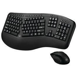 Adesso® Tru-Form Media™ 1500 Wireless Ergonomic Keyboard & Laser Mouse