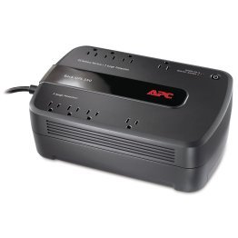 APC® Back-UPS® 8-Outlet 550-Volt-Ampere Battery Back-Up and Surge Protector