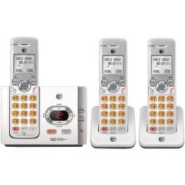 AT&T® DECT 6.0 Cordless Answering System with Caller ID/Call Waiting, White (3 Handset)
