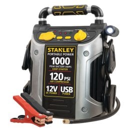 STANLEY® 500-Amp 12-Volt Rechargeable Jump Starter and Air Compressor, J5C09