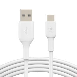 Belkin® 3.3-Foot BOOST UP CHARGE™ USB-C® to USB-A Cable (White)