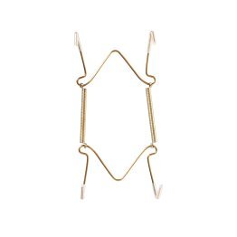 Better Houseware Plate and Tray Hangers, 10-In. to 16-In., Brass