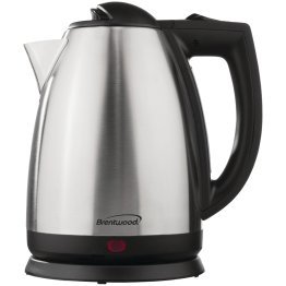 Brentwood® Stainless Steel Electric Cordless Tea Kettle (2 L)