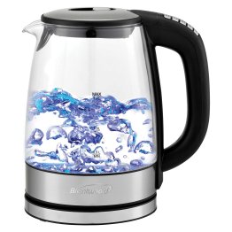 Brentwood® 1.79-Qt. Cordless Digital Glass Electric Kettle with 6 Precise Temperature Presets and Swivel Base