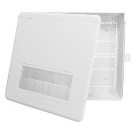 DataComm Electronics 15-Inch Plastic Enclosure Box with Brush Cover