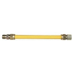 Dormont® 30C Series SafetyShield® 48-Inch Gas Range/Furnace Flex-Line 1/2-Inch MIP (Male Iron Pipe) x 3/4-Inch FIP (Female Iron Pipe)