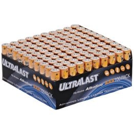 Ultralast® ULA100AAAB Alkaline AAA Batteries, 100 pk
