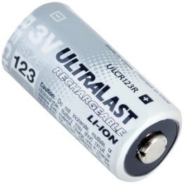 Ultralast® ULCR123R CR123 Rechargeable Replacement Battery