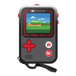 My Arcade® Gamer Mini Classic 160-in-1 Handheld Game System (Black/Red)