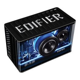 Edifier® Tabletop Bluetooth® Speaker with GaN Charger and Light Effects, QD35 (Black)