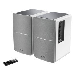 Edifier® R1280DB 42-Watt-RMS Amplified Bluetooth® Bookshelf Speaker System (White)