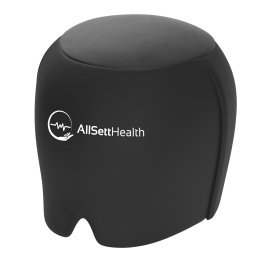 AllSett Health® Cold Gel Ice Head Wrap Hat for Headache and Migraine Relief (1 Pack; Black)