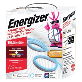Energizer® Connect 16.5-Ft. Smart Wi-Fi® Indoor/Outdoor White/Multicolor LED Light Strip