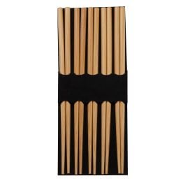 Joyce Chen® Reusable Burnished Bamboo Chopsticks (5 Pack)