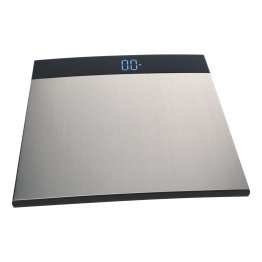 Escali® Oversized 440-lb Capacity Silver Bathroom Scale