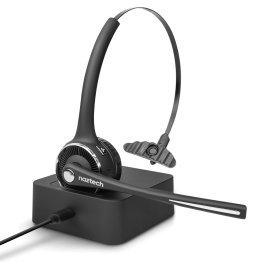 Naztech® N980 Over-the-Head Bluetooth® Headset with Charging Base