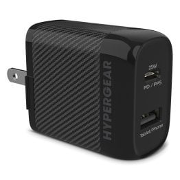 HyperGear® SpeedBoost 25-Watt PD Dual-Output USB Wall Charger
