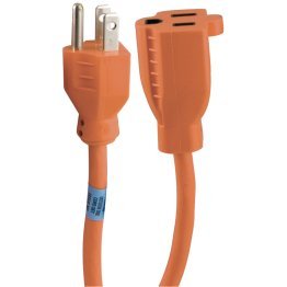 GE® UltraPro Indoor/Outdoor Extension Cord, 25 Ft., Orange, 51924