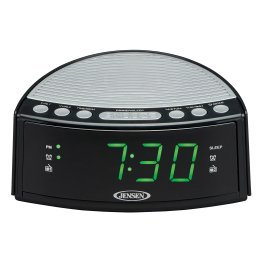 JENSEN® JCR-160 AM/FM Digital Dual-Alarm Clock Radio