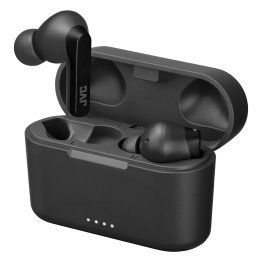 JVC® RIPTIDZ Bluetooth® Earbuds, True Wireless with Charging Case (Black)