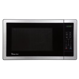 Magic Chef® 1.1-Cu. Ft. 1,000-Watt Digital Touch Countertop Microwave (Silver)