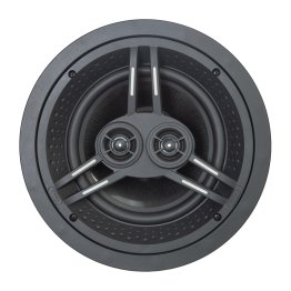 SpeakerCraft® DX-Grand Stage Series 130-Watt-Continuous-Power In-Ceiling Dual-Tweeter Speaker, DX-GC8-DT